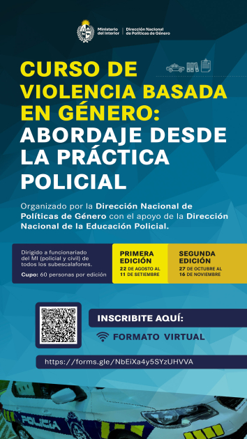 Curso Violencia Basada en Género: Abordaje desde la Práctica Policial Curso Violencia Basada en Género: Abordaje desde la Práctica Policial