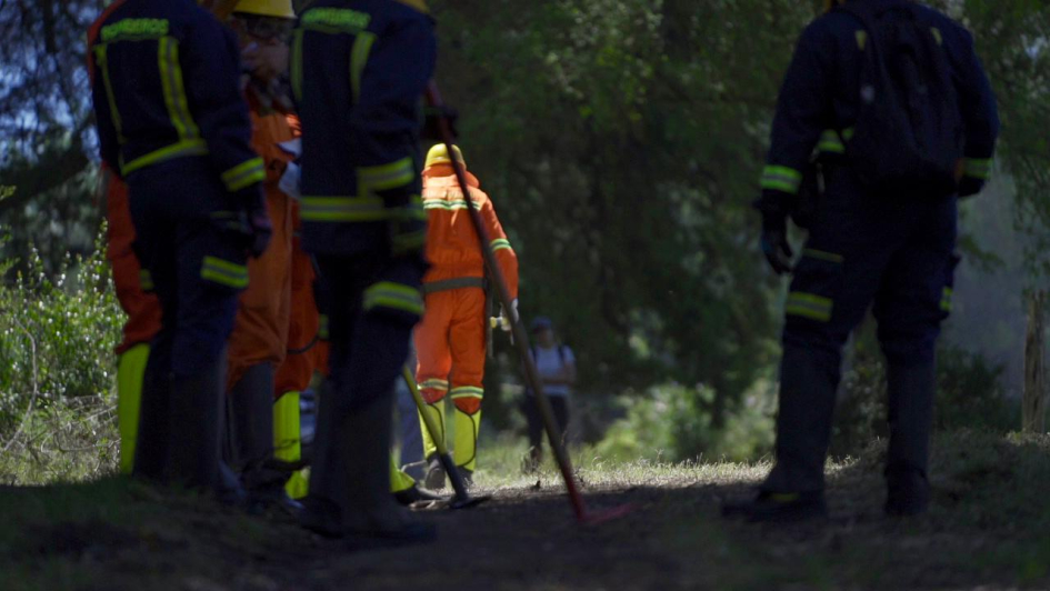 funcionarios combatiendo el fuego funcionarios combatiendo el fuego