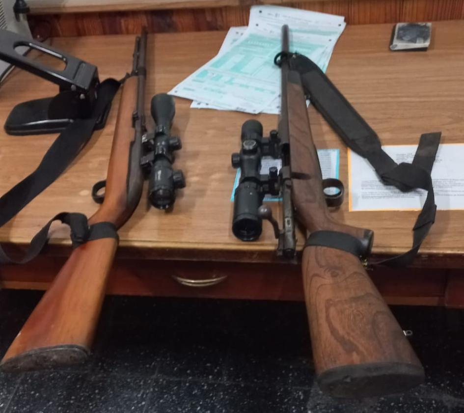 rifles incautados rifles incautados