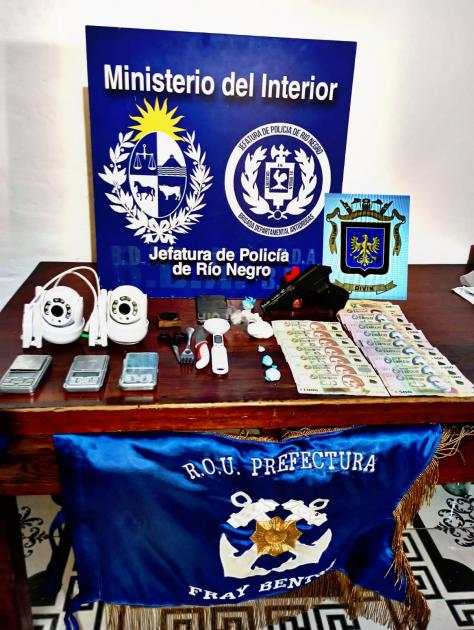Operación PTZ objetos incautados