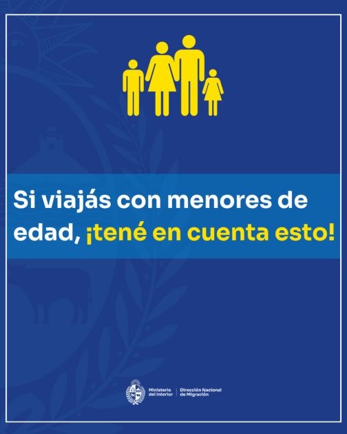Si viajás con menores de edad, ¡tené en cuenta esto! Si viajás con menores de edad, ¡tené en cuenta esto!