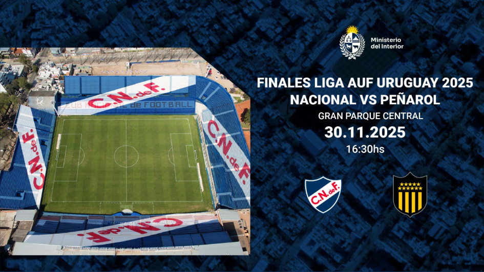  operativo de seguridad para la segunda final clásica del Campeonato Uruguayo 2025