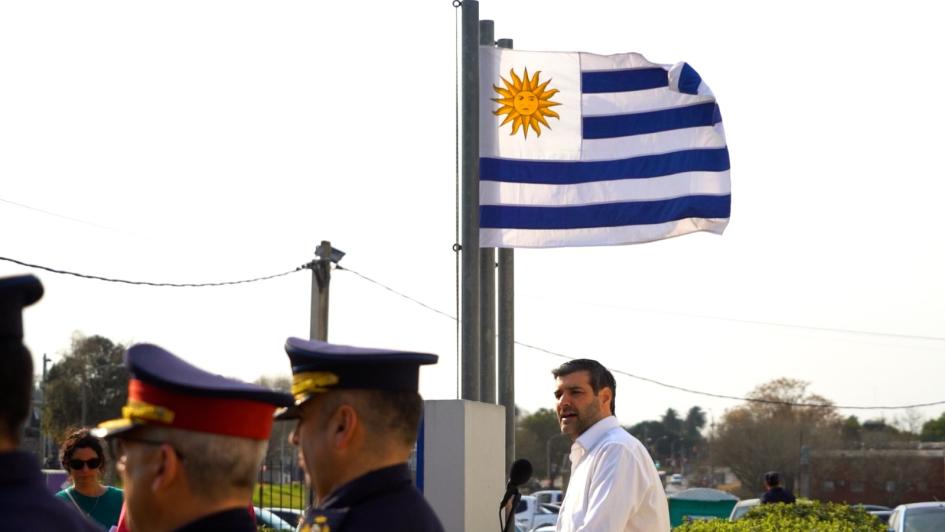 Ministro Martinelli en acto de inauguración
