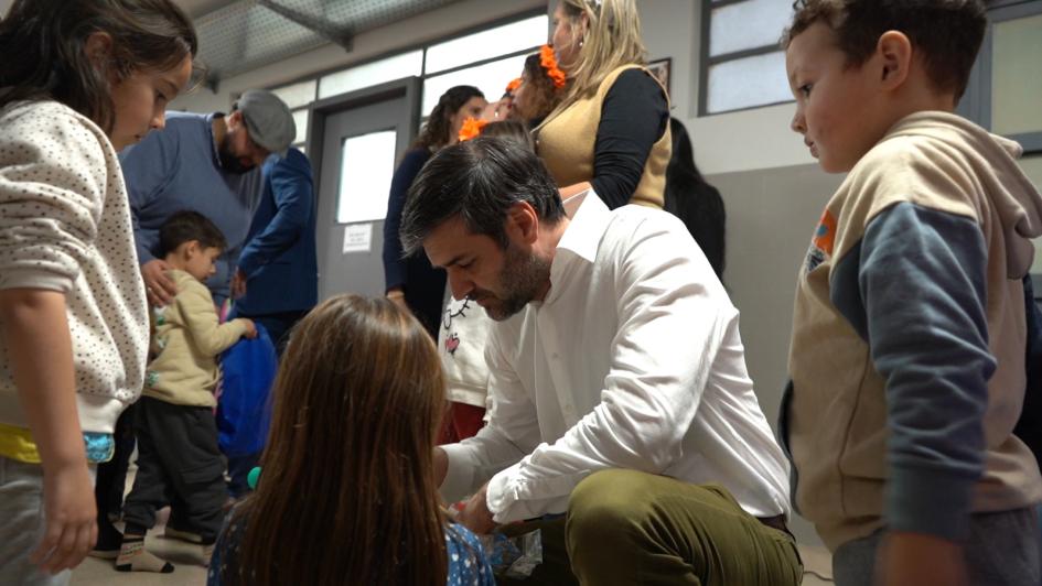 Ministro en el día del niño Ministro en el día del niño