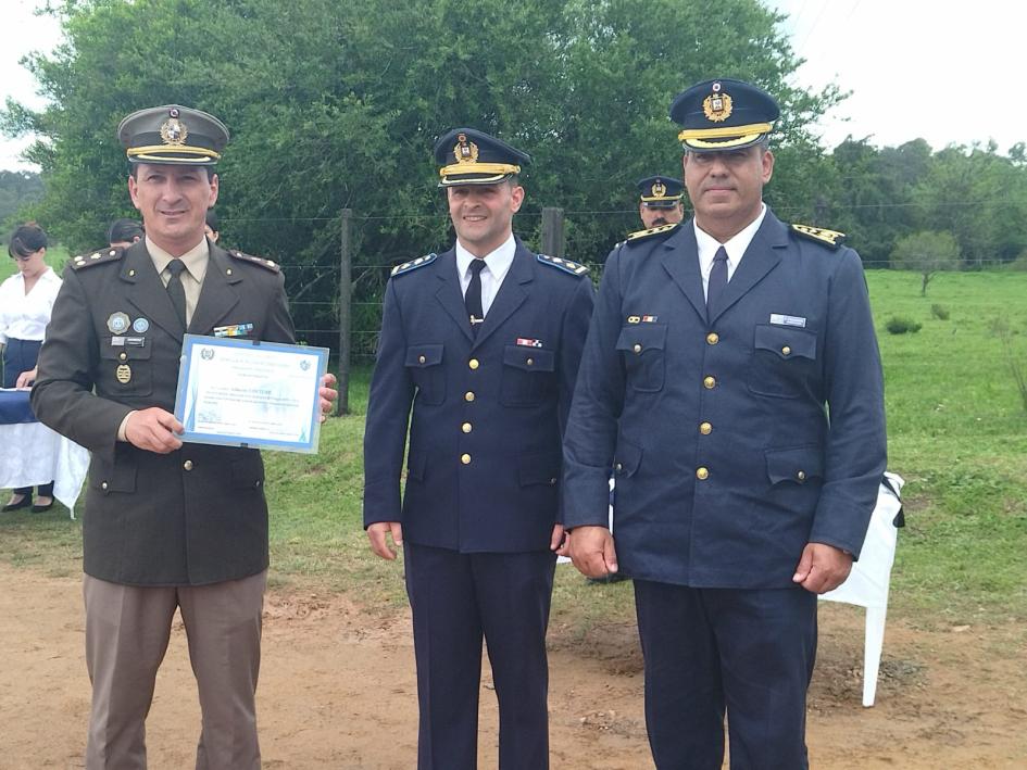 Agradecimiento al Jefe de la Brigada de Caballería Nº2 Coronel Eduardo Couture Agradecimiento al Jefe de la Brigada de Caballería Nº2 Coronel Eduardo Couture