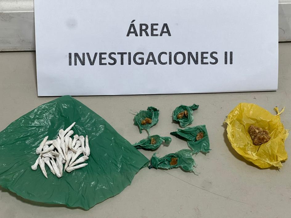 Sustancia Incautada. Sustancia Incautada.