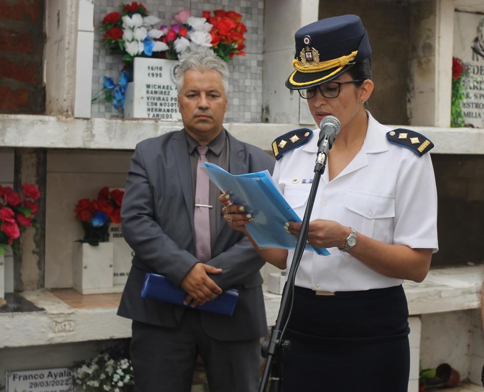 DISCURO EN CEMENTERIO CENTRAL CRIO. ANGELA MILENA RODRIGUEZ