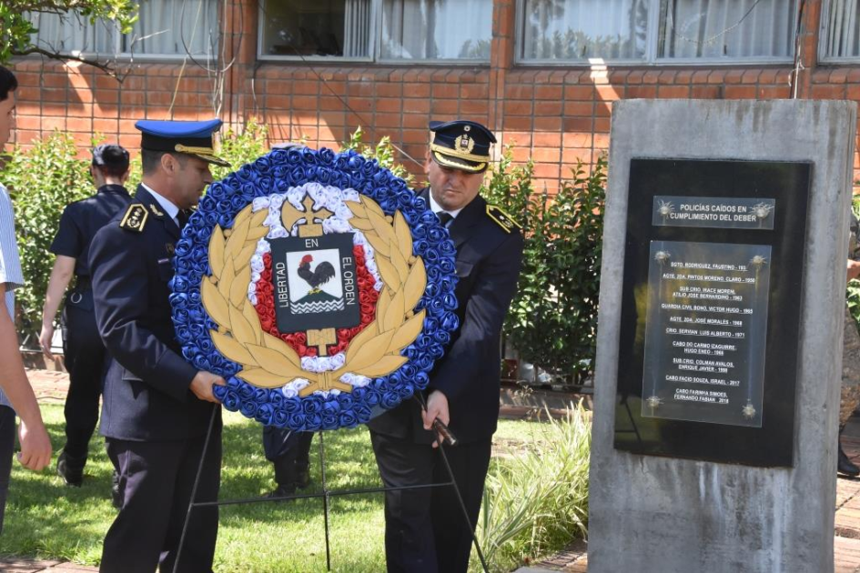 Acto de homenaje por el “Día del Policía Caído en Cumplimiento del Deber”