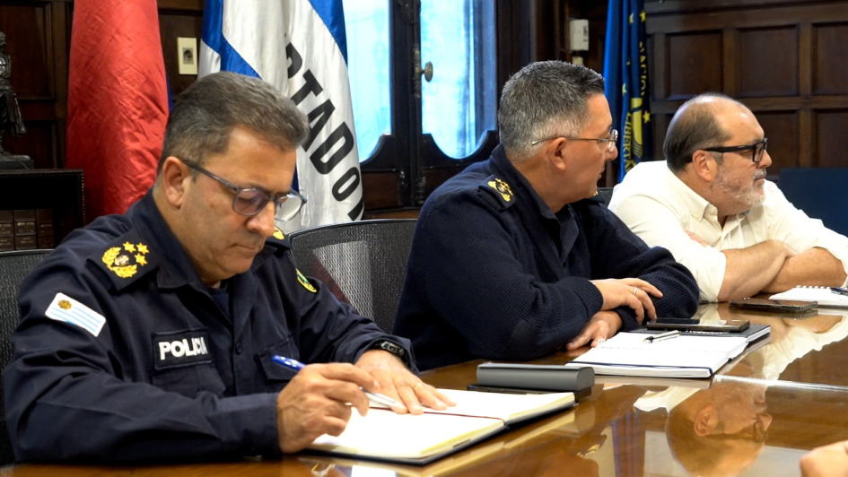 Director y subdirector de la Policía Nacional