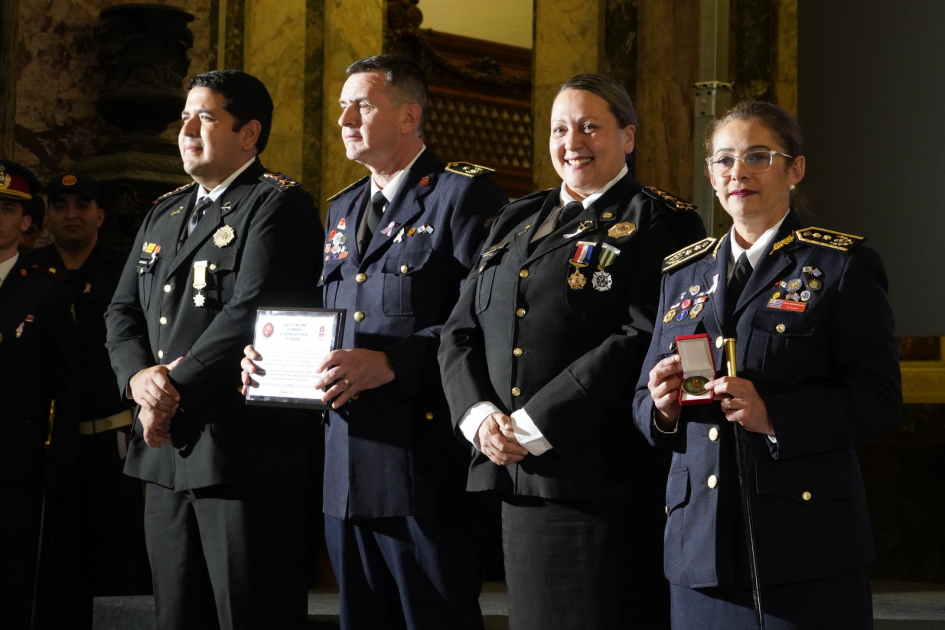 acto de conmemoración del 139.º aniversario de la Dirección Nacional de Bomberos acto de conmemoración del 139.º aniversario de la Dirección Nacional de Bomberos