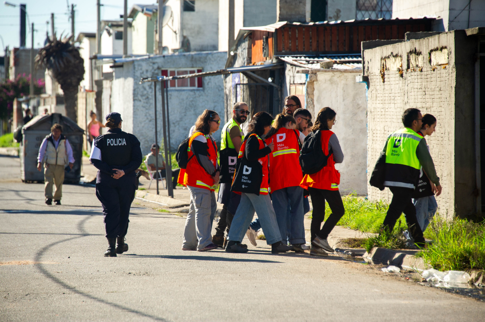 Comenzó a funcionar el plan Más Barrio con presencia del Ministerio del Interior