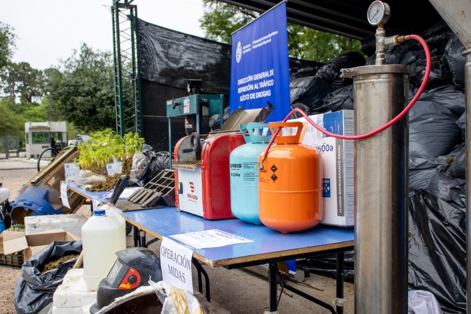 objetos incautados en la operación Midas objetos incautados en la operación Midas