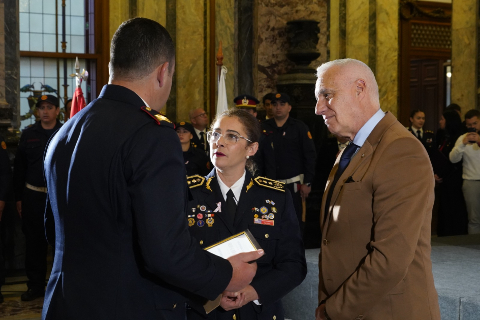 acto de conmemoración del 139.º aniversario de la Dirección Nacional de Bomberos acto de conmemoración del 139.º aniversario de la Dirección Nacional de Bomberos