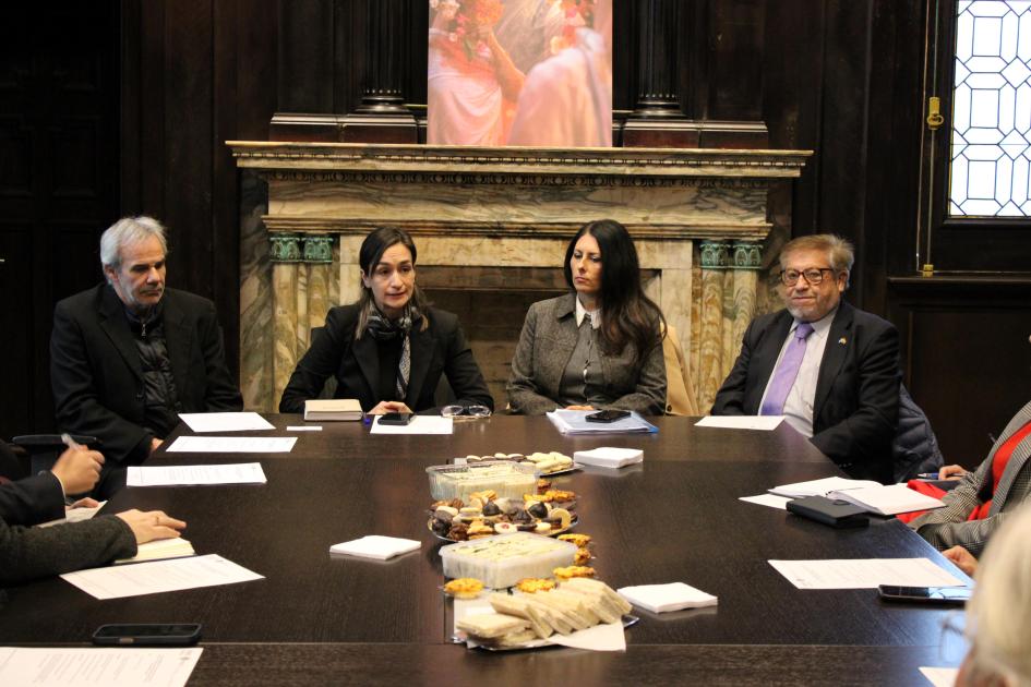 Reunión de autoridades nacionales con cuerpo consular y diplomático de América Latina y el Caribe
