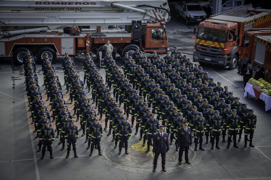 Formación de bomberos