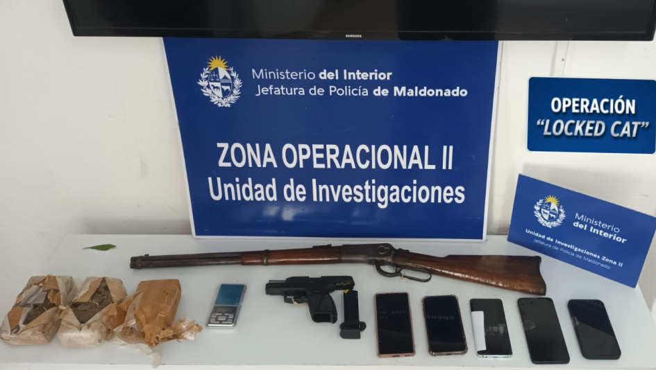 objetos incautados en los allanamientos