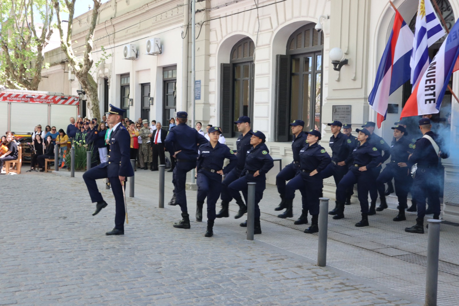 Egresaron 57 nuevos policías que reforzarán las unidades del departamento de Durazno