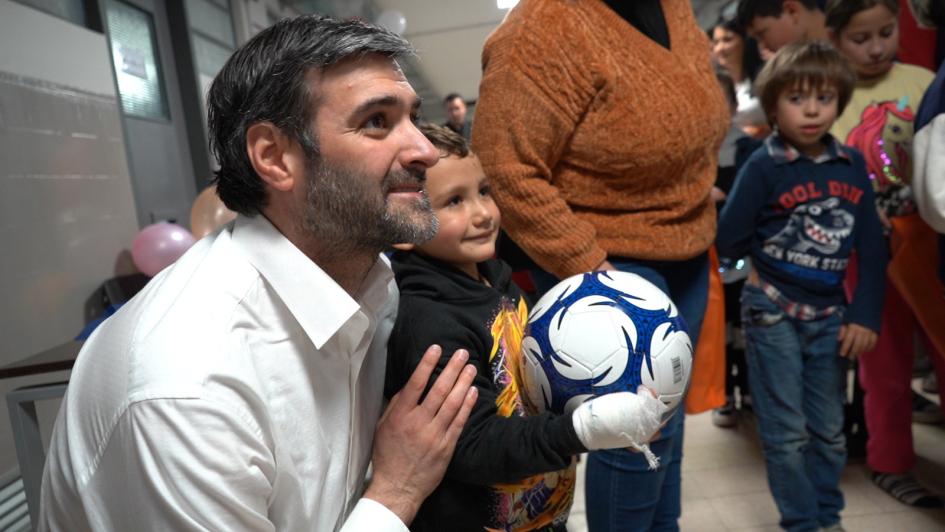 Ministro en el día del niño Ministro en el día del niño