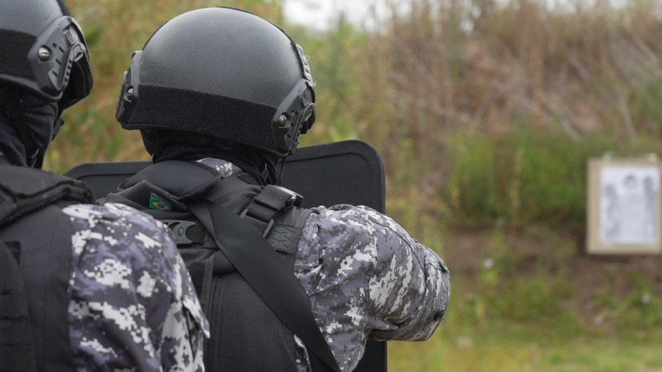 Personal de la DIGOE durante un entrenamiento Personal de la DIGOE durante un entrenamiento