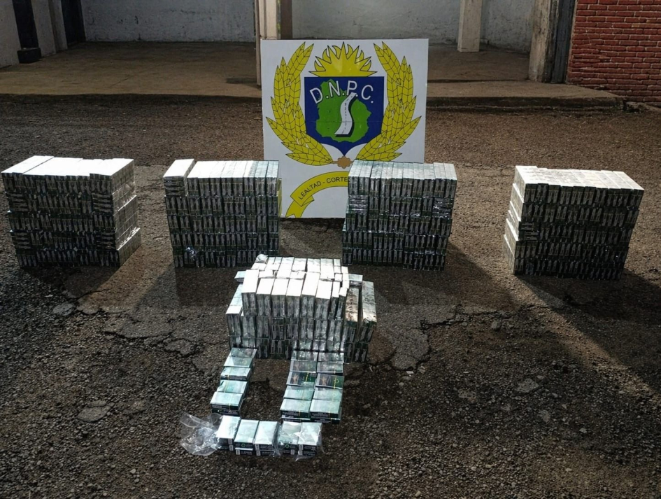 2310 cajillas de cigarrilos de procedencia paraguaya.