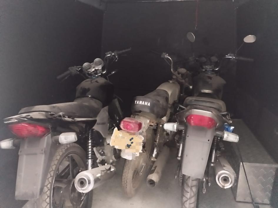 alguna de las motos incautadas. alguna de las motos incautadas.