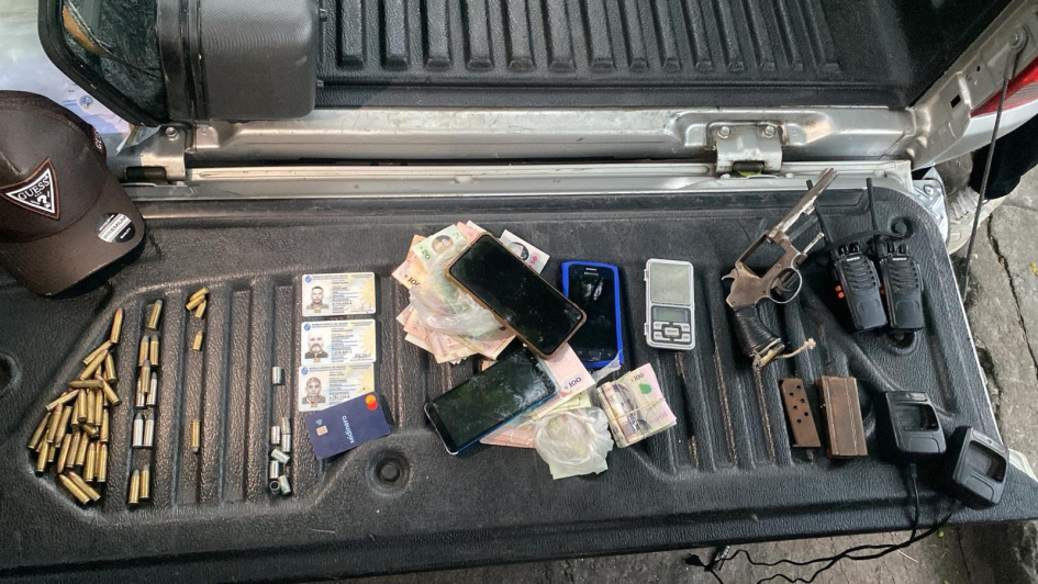 objetos incautados en los allanamientos