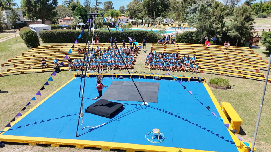 Vista aérea de la actividad Vista aérea de la actividad