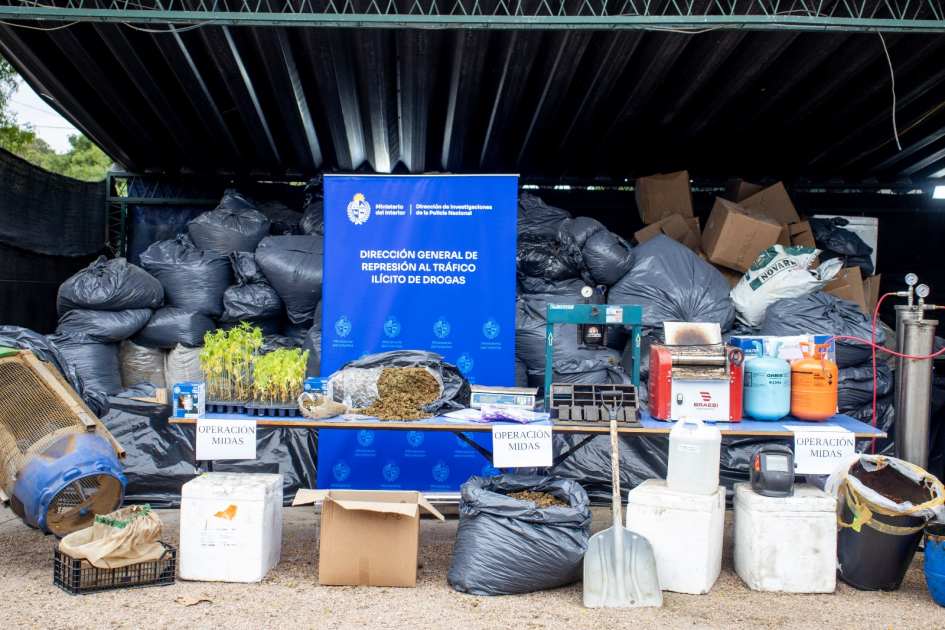 objetos incautados en la operación Midas objetos incautados en la operación Midas