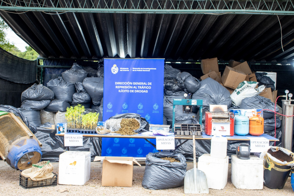 objetos incautados en la operación Midas objetos incautados en la operación Midas