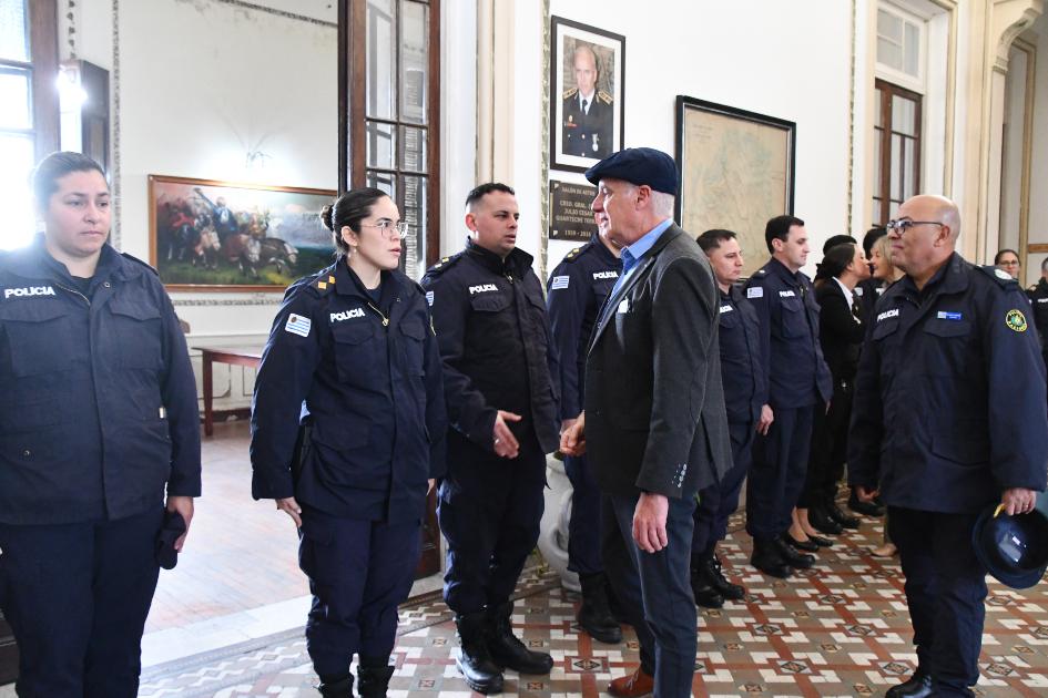 Autoridades del Ministerio del Interior visitaron Soriano Autoridades del Ministerio del Interior visitaron Soriano