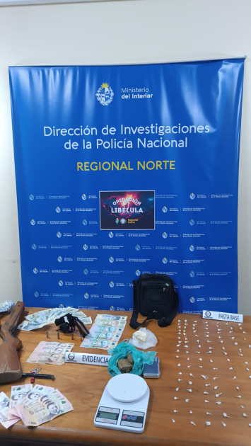 Tres detenidos y drogas incautadas en el marco de la Operación Libélula en Rivera