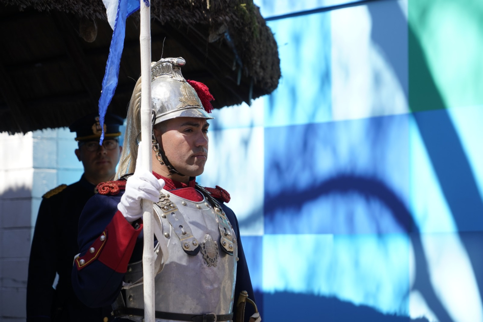 Ministro del Interior inauguró stand en Expo Prado 2025