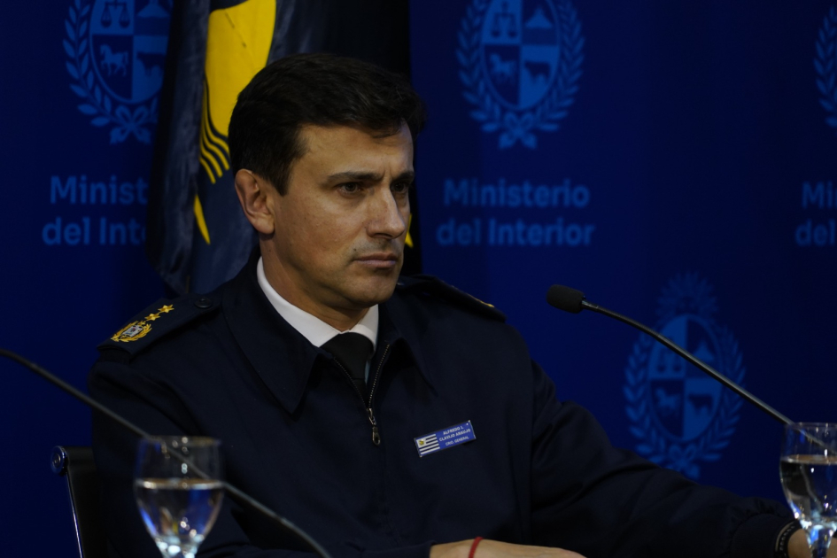 Jefe de Policía de Montevideo, comisario general Alfredo Clavijo Jefe de Policía de Montevideo, comisario general Alfredo Clavijo