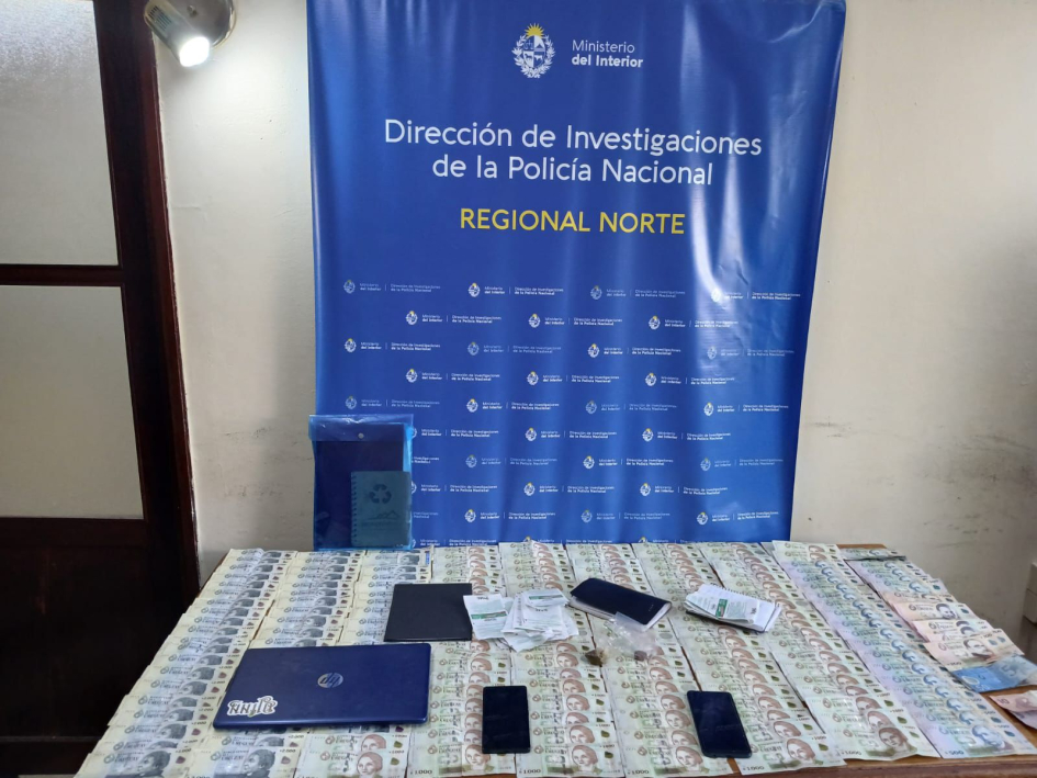 objetos incuatados en el allanamiento