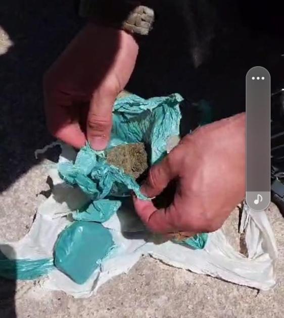 Envoltorios con marihuana Envoltorios con marihuana