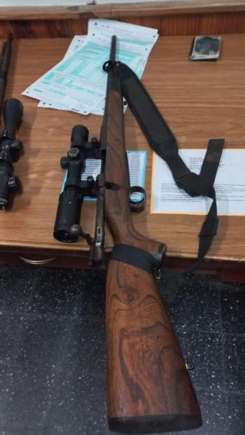 rifle incautado rifle incautado
