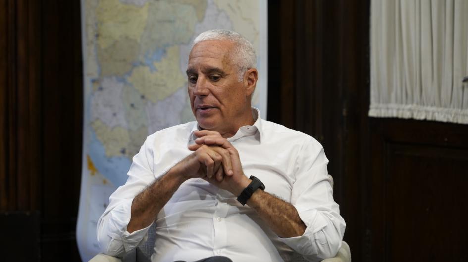 Ministro Carlos Negro durante la reunión Ministro Carlos Negro durante la reunión