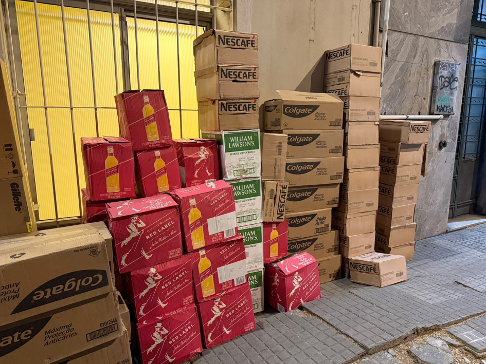 mercadería incautada mercadería incautada