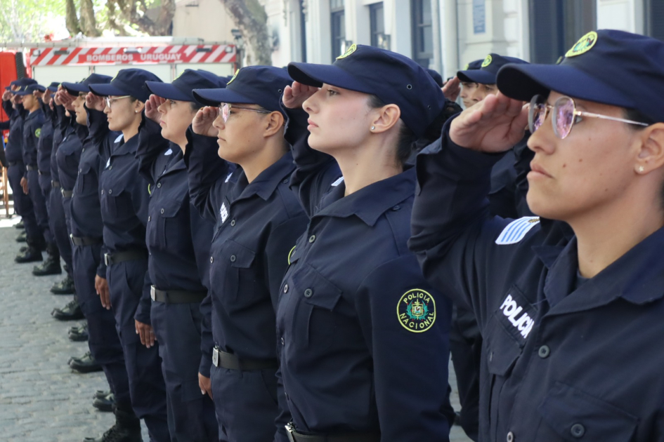 Egresaron 57 nuevos policías que reforzarán las unidades del departamento de Durazno