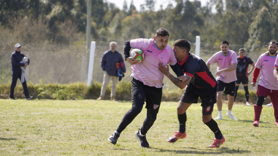 personas privadas de libertad antes de comenzar el encuentro de rugby personas privadas de libertad antes de comenzar el encuentro de rugby