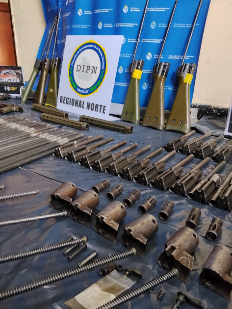 objetos incautados en la operación Zancada objetos incautados en la operación Zancada