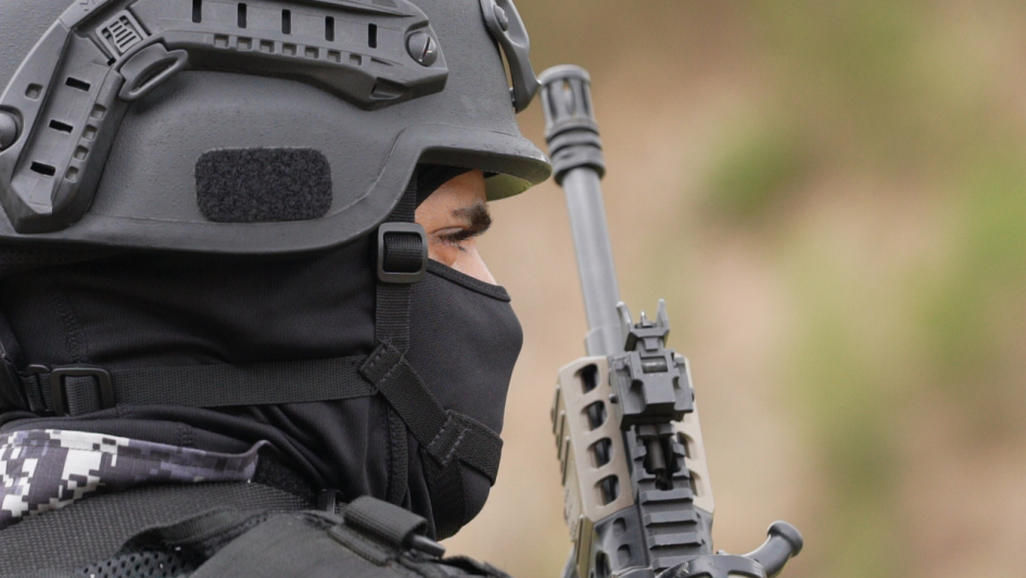 Personal de la DIGOE durante un entrenamiento Personal de la DIGOE durante un entrenamiento