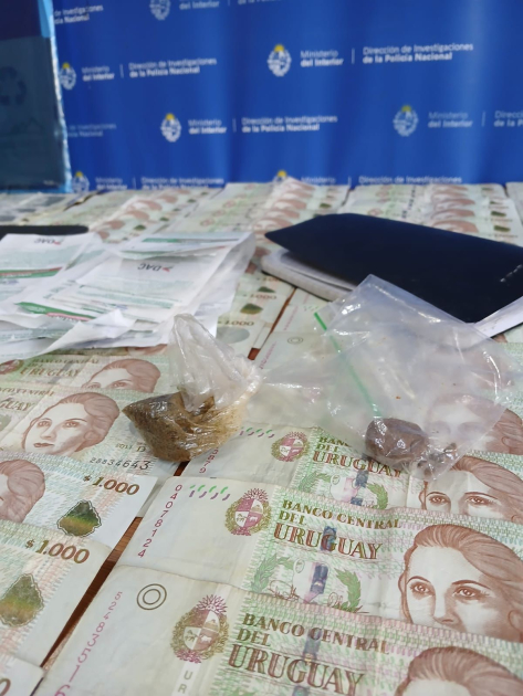 objetos incuatados en el allanamiento