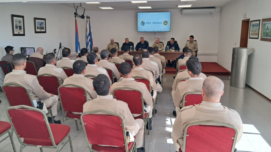 Las autoridades subrayaron la participación de Policía Caminera en Operaciones Nacionales