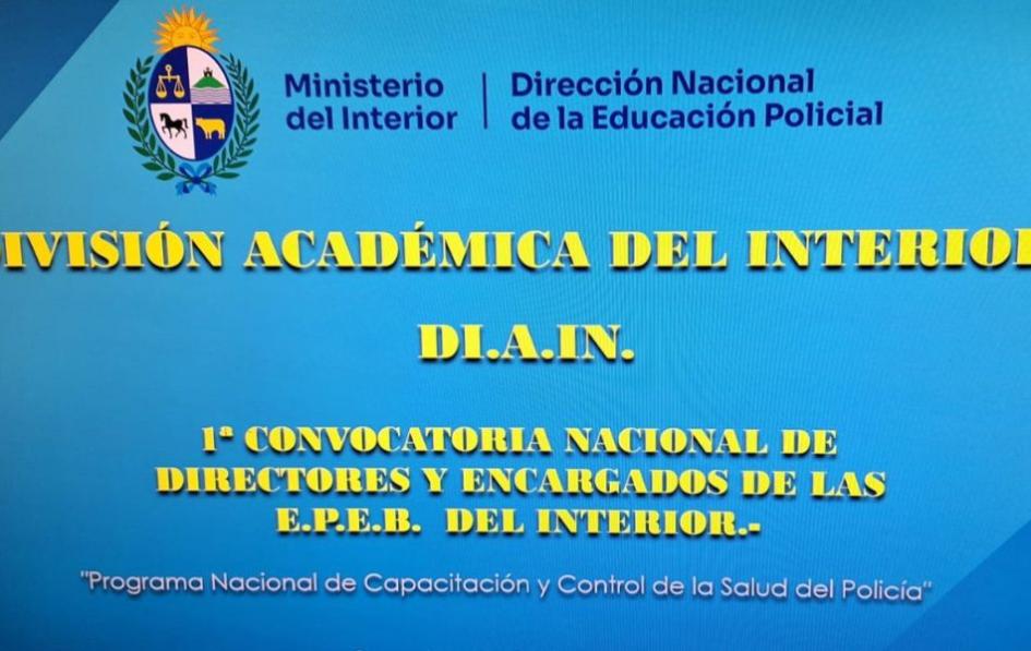 Primer convocatoria nacional de directores y encargados de las EPEB del interior Primer convocatoria nacional de directores y encargados de las EPEB del interior
