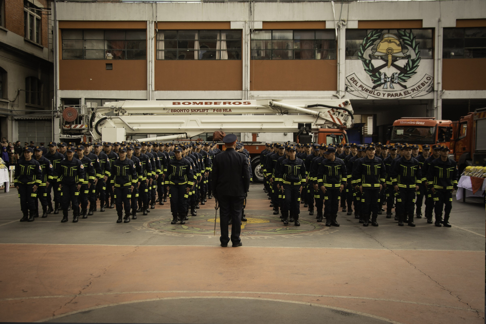 Formación de bomberos