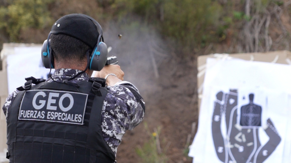 Entrenamiento del GEO de la DIGOE
