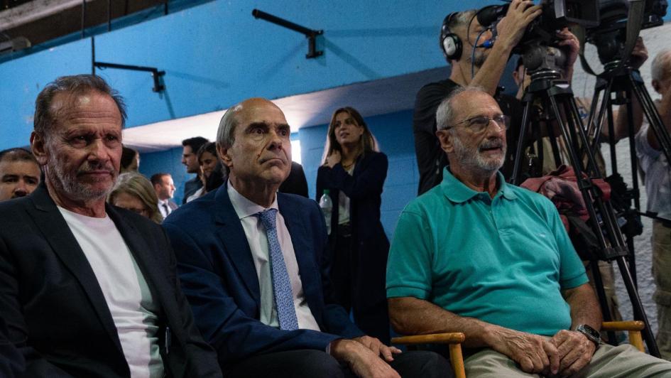 Pablo Abdala y Gustavo Zerbino en la firma de convenio