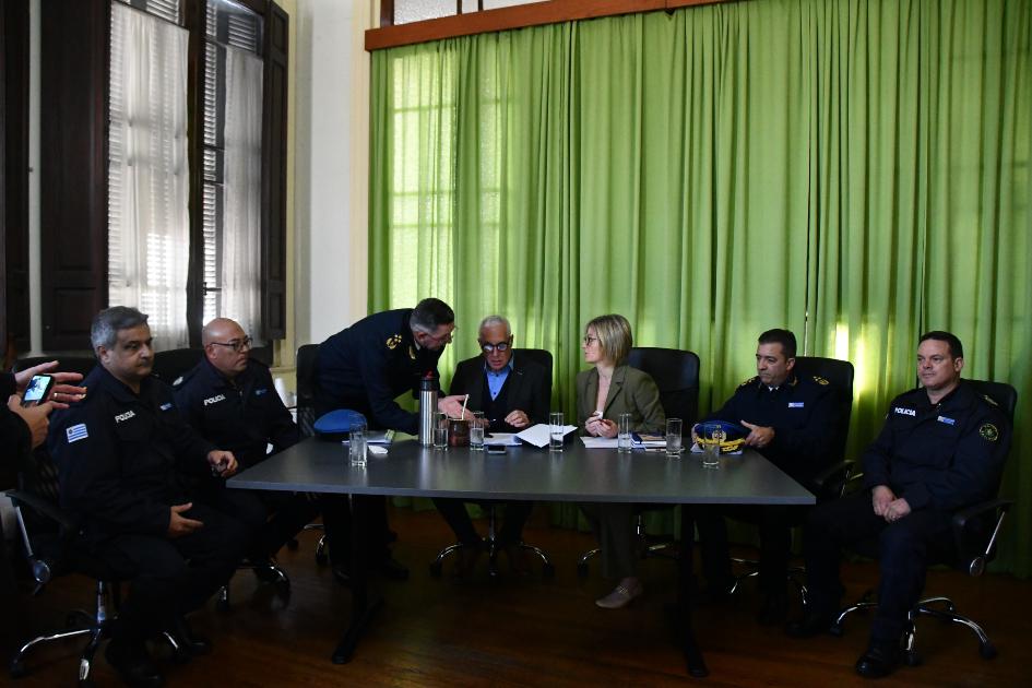 Autoridades del Ministerio del Interior visitaron Soriano Autoridades del Ministerio del Interior visitaron Soriano