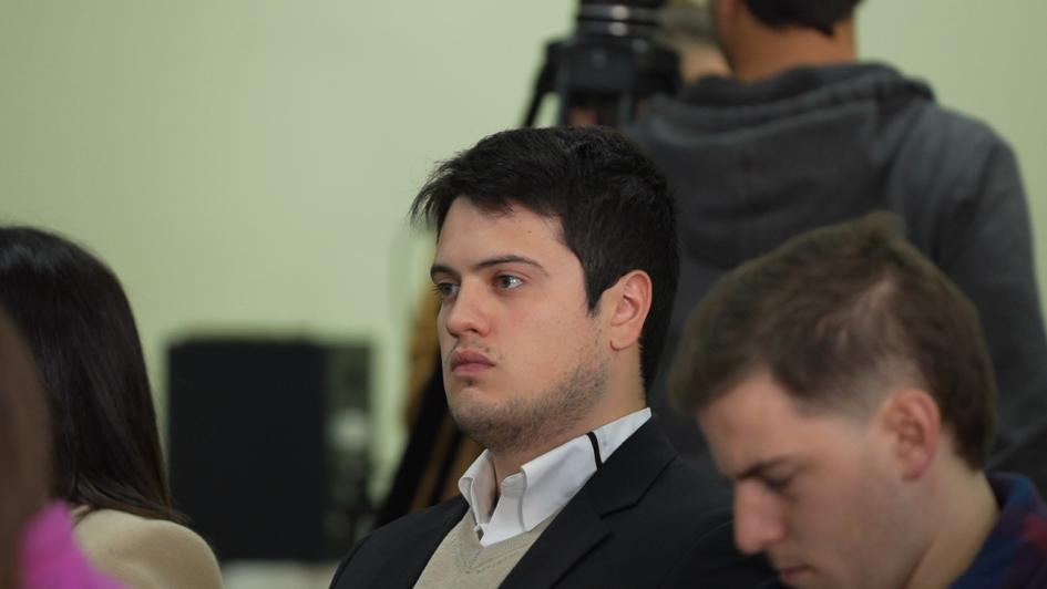 Algunos de los periodistas presentes. Algunos de los periodistas presentes.